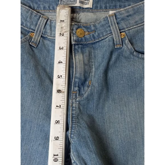 Levi's Low Rise Bootcut size 10 denim blue jeans - Picture 7 of 10